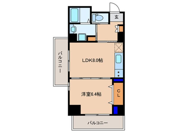 Urbex Tenrokuの物件間取画像